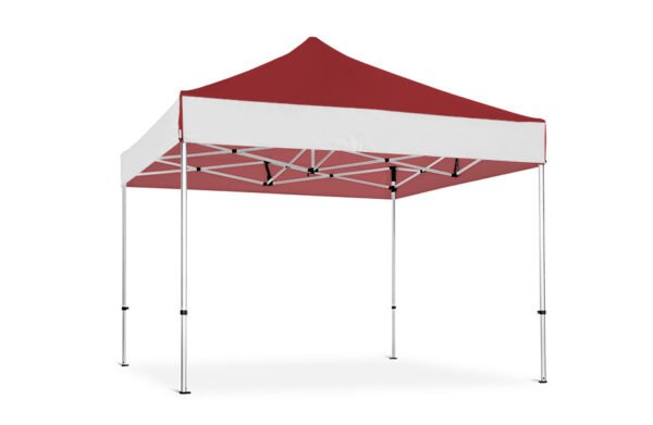 Tentes avec bannières interchangeables 3 x 3 m, structure avec impression