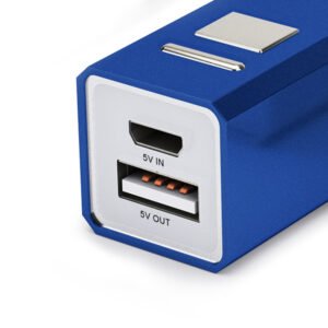 Powerbanks en aluminium 2 200 mAh