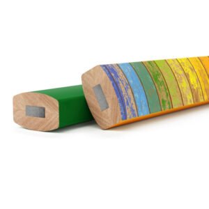 Crayons de charpentier avec impression photo