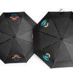 Parapluies de poche noirs