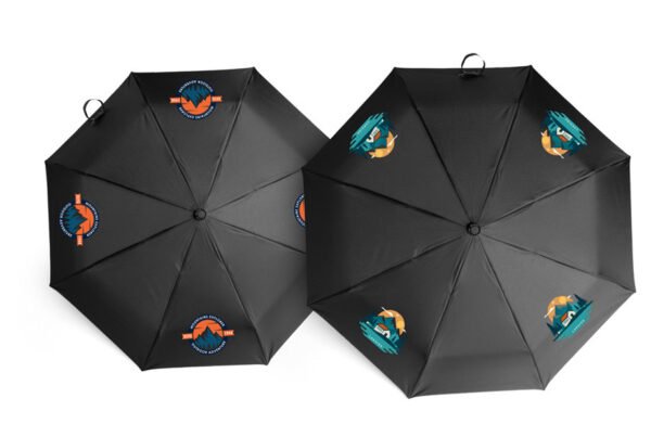 Parapluies de poche noirs