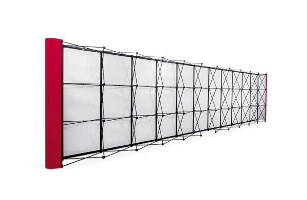 Stand parapluie magnétique XXL, structure avec impression