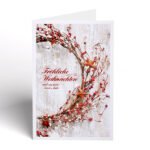 Cartes de Noël avec motif