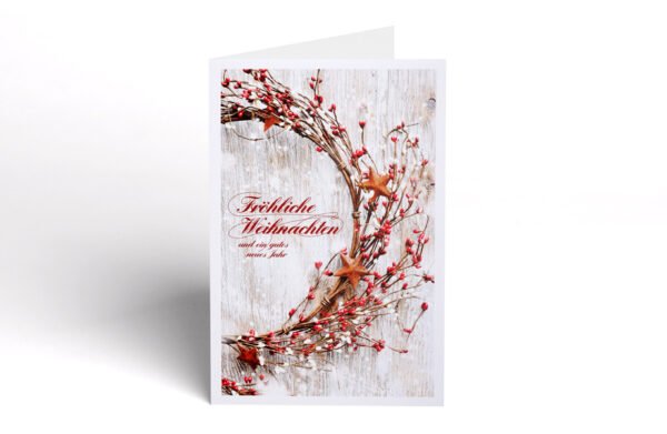 Cartes de Noël avec motif