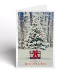 Cartes de Noël avec motif