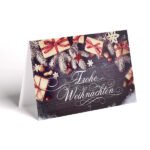 Cartes de Noël avec motif