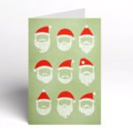 Cartes de Noël avec motif