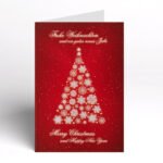 Cartes de Noël avec motif