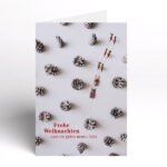 Cartes de Noël avec motif