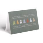 Cartes de Noël avec motif