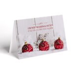 Cartes de Noël avec motif