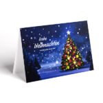 Cartes de Noël avec motif