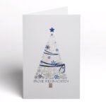 Cartes de Noël avec motif