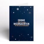 Cartes de Noël avec motif