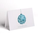 Cartes de Noël avec motif