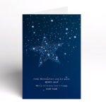 Cartes de Noël avec motif