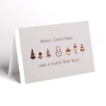 Cartes de Noël avec motif