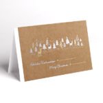 Cartes de Noël avec motif