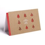 Cartes de Noël avec motif