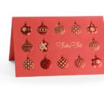 Cartes de Noël avec motif