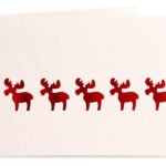 Cartes de Noël avec motif