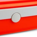 Boîtes à repas en plastique, bouton poussoir