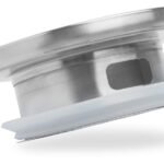 Carafes en verre avec bouchon en acier inoxydable