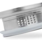 Carafes en verre avec bouchon en acier inoxydable