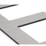 Lettres individuelles en panneau composite d&rsquo;aluminium