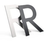 Lettres individuelles en panneau composite d&rsquo;aluminium