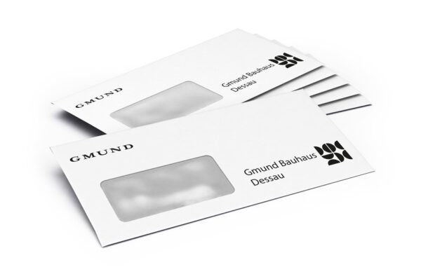 Enveloppes avec fenêtre à gauche, autocollantes