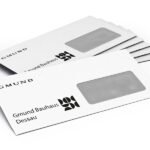 Enveloppes avec fenêtre à droite, autocollantes