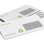 Enveloppes avec fenêtre à droite, autocollantes