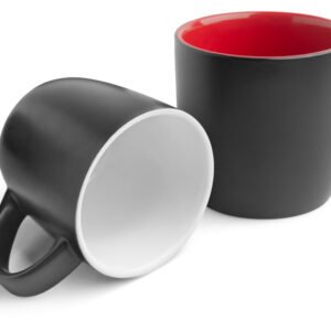 Échantillon de tasse convexe, noire