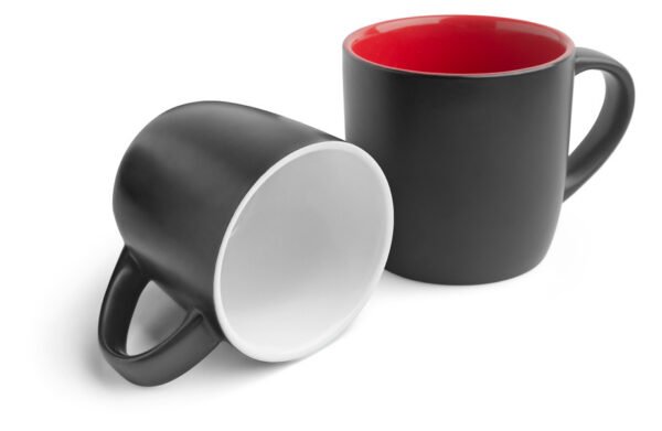 Échantillon de tasse convexe, noire