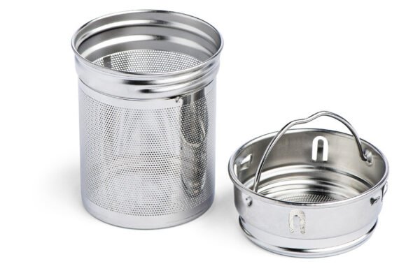 Bouteilles de verre avec passoire à thé