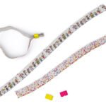Bracelets d&rsquo;accès tissu, non imprimés et visuels standard