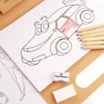 Blocs de coloriage avec couverture recyclée