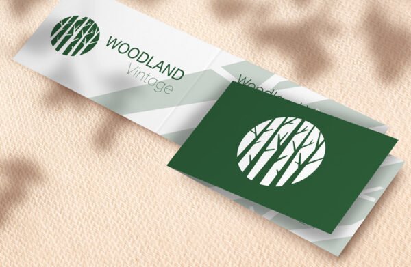 Cartes de visite pliables classiques