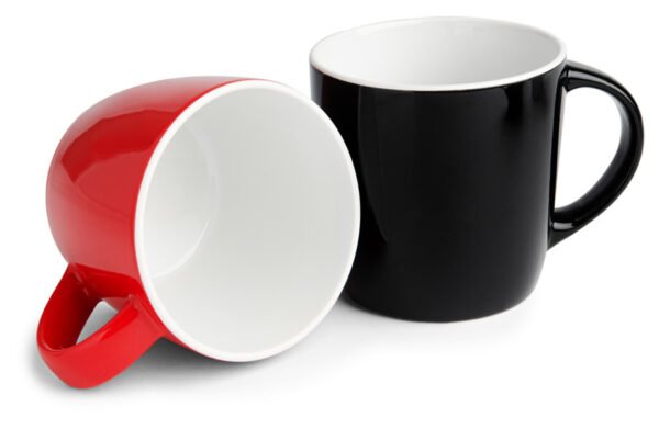 Échantillon de tasse convexe, brillante