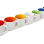 Échantillon de tasse convexe, mate