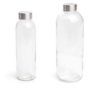 Bouteilles en verre avec housse en néoprène