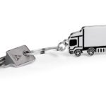 Échantillon de porte-clés camion