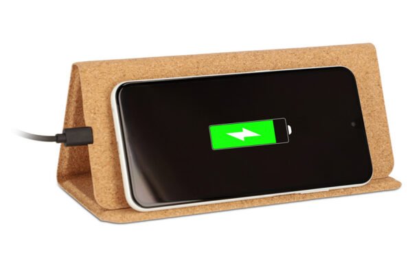 Tapis de souris chargeur sans fil en liège