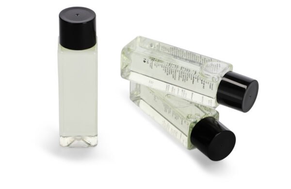 Échantillon de gel douche et shampooing