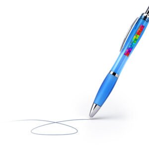 Stylos à bille colorés transparents avec impression photo