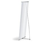 Bannières L en aluminium, structure avec impression