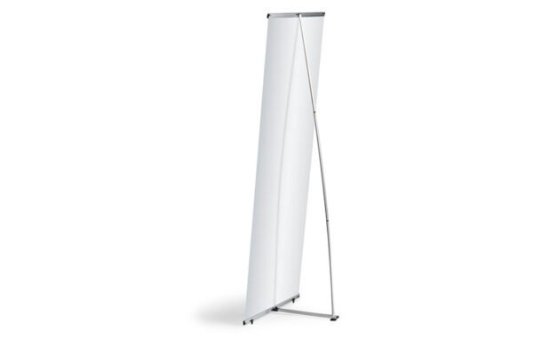 Bannières L en aluminium, structure avec impression