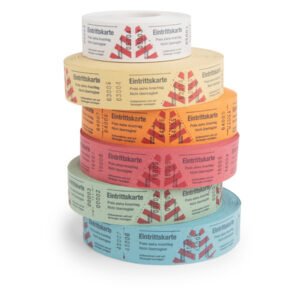 Rouleaux de tickets d’entrée