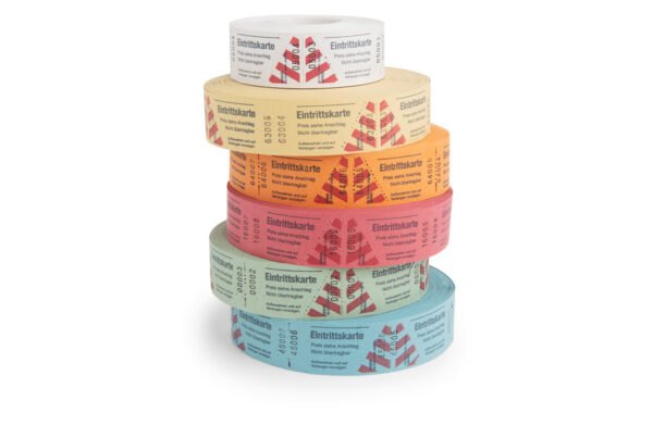 Rouleaux de tickets d’entrée